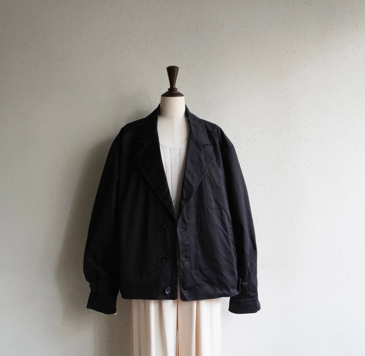 90s Black Jacket Made in Italy