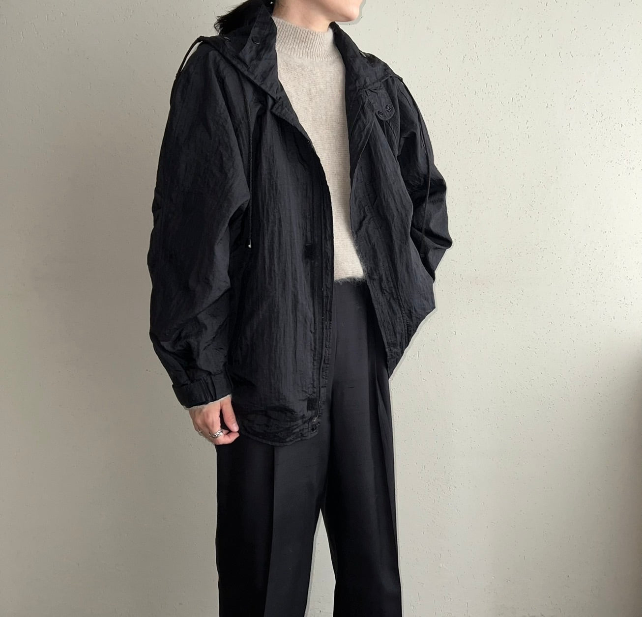90s Hooded light jacket