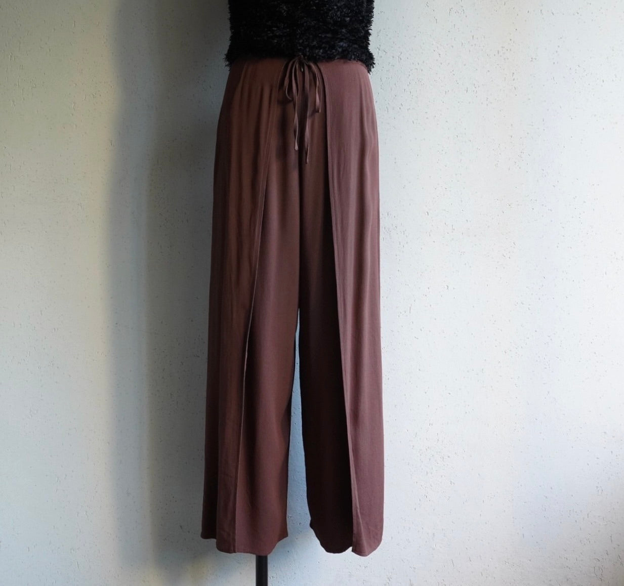 90s Brown Wide Pants