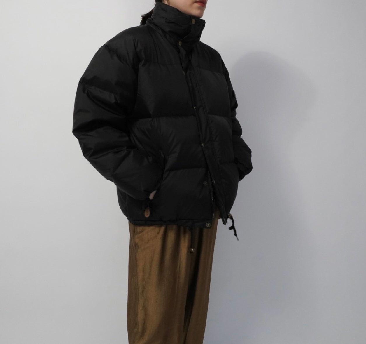90s Black Down Jacket