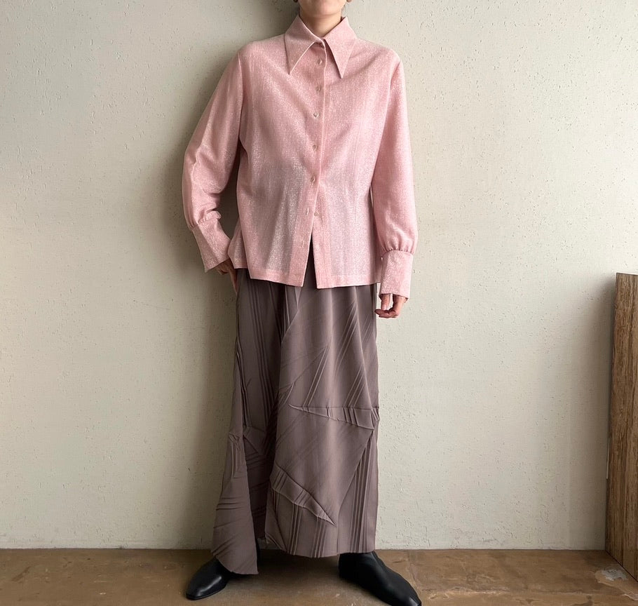 70s Glitter Pink Shirt