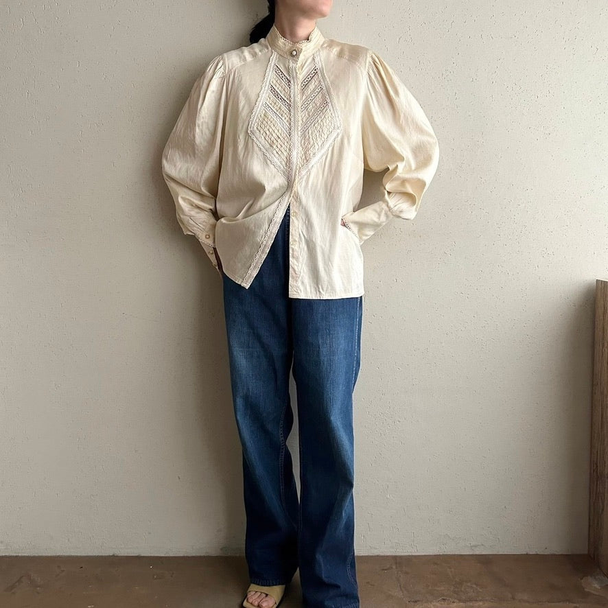 80s Silk Blouse Made in Germany