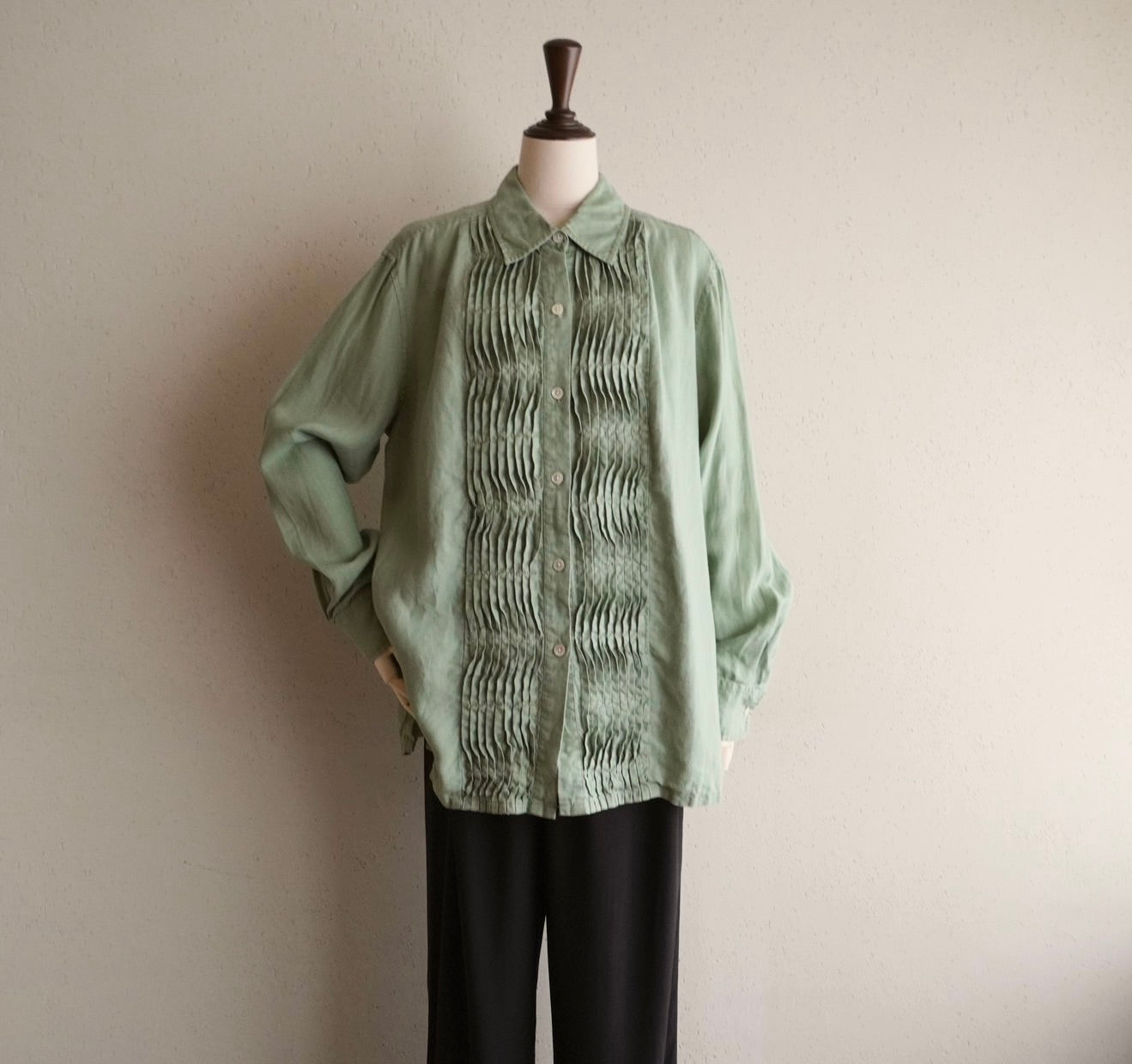 90s Design Linen Shirt