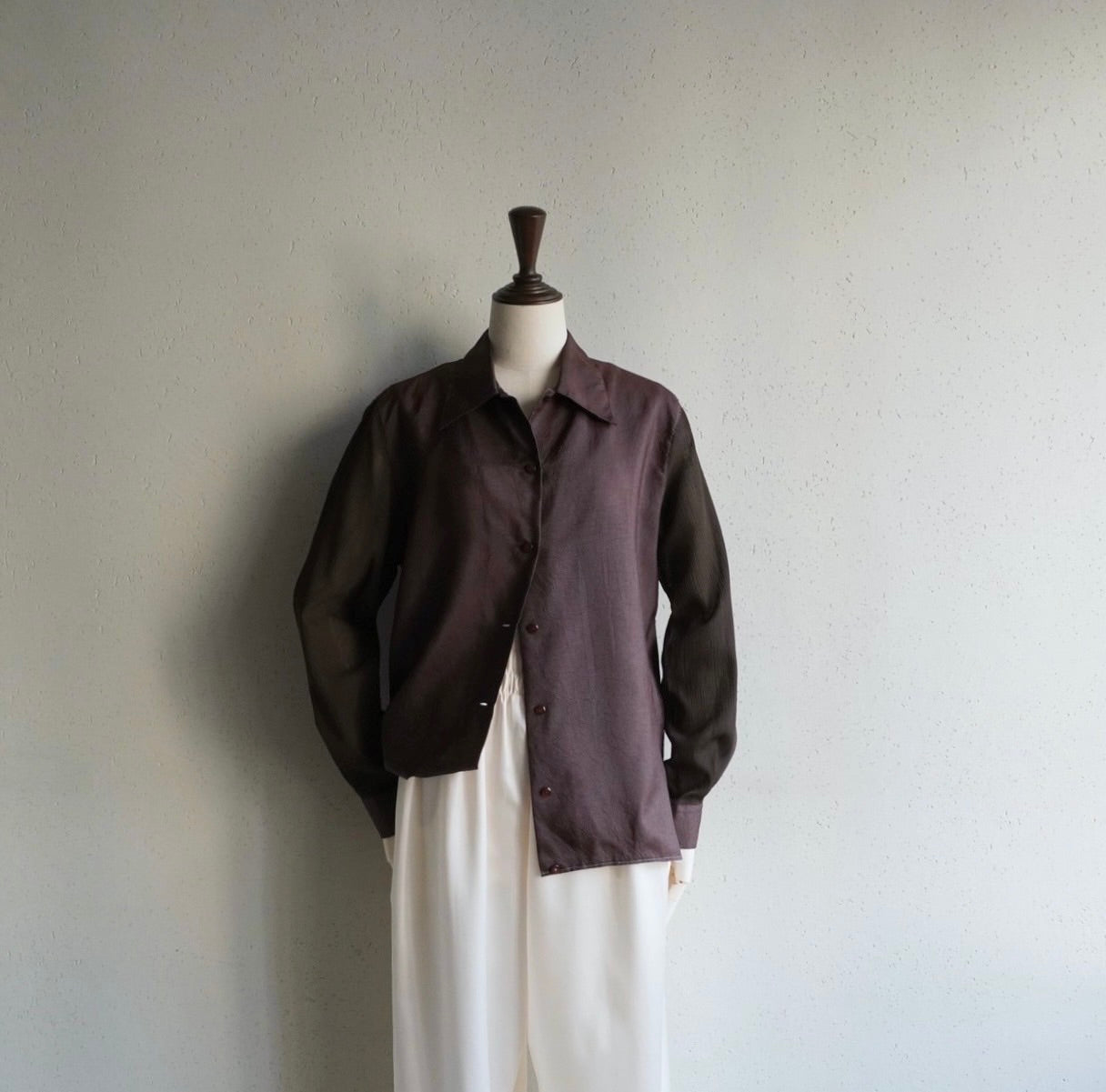90s Brown Shirt Made in Italy