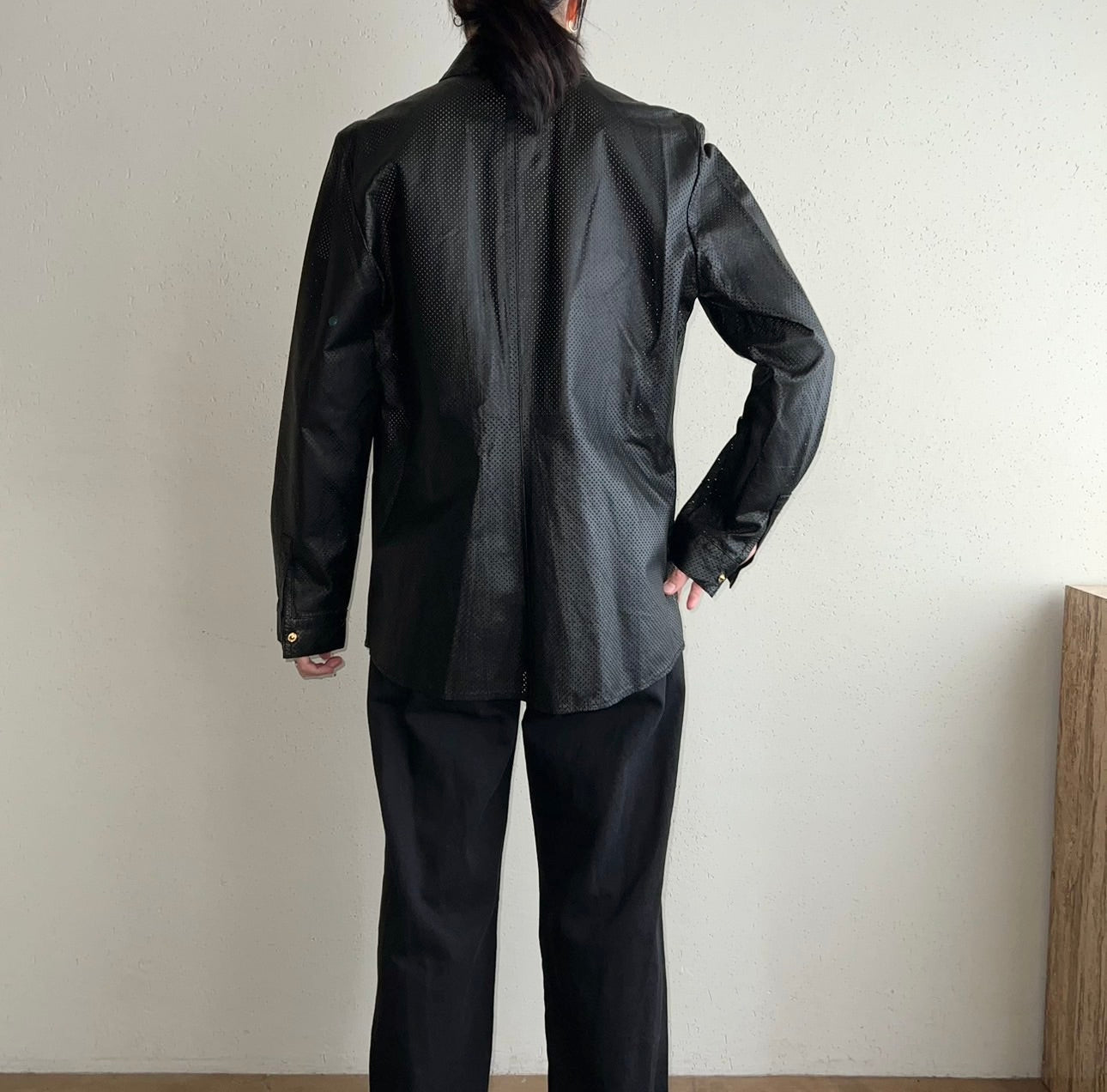 90s Leather Shirt