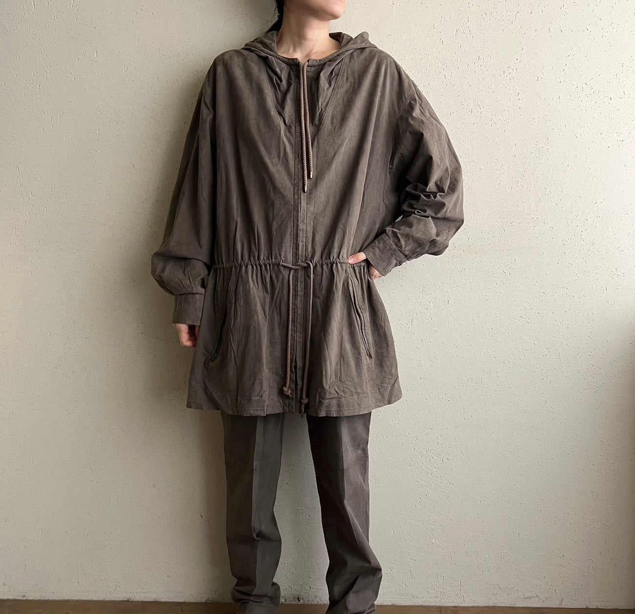 80s Suede Two-Piece Made in USA