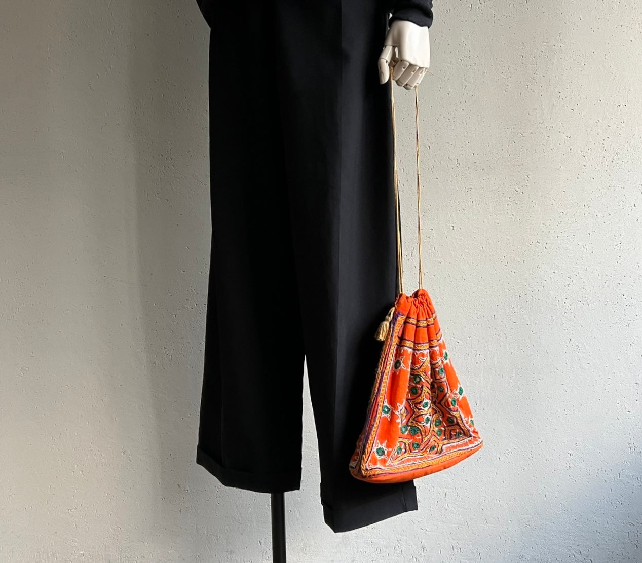 70s Embroidery Bag