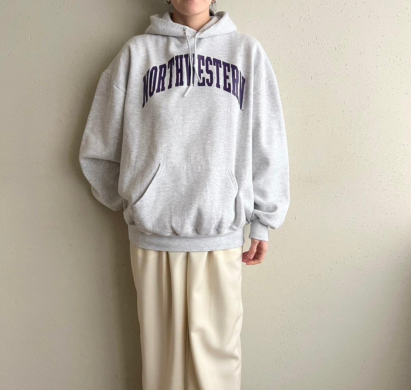 90s Hooded Sweater Made in USA