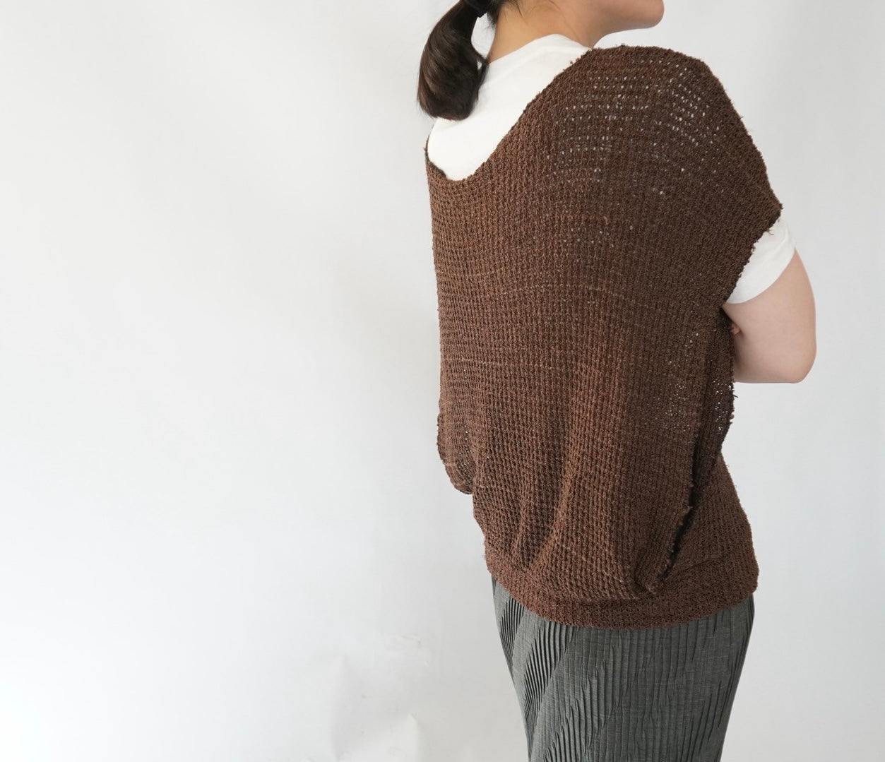 80s Woven Vest,Top