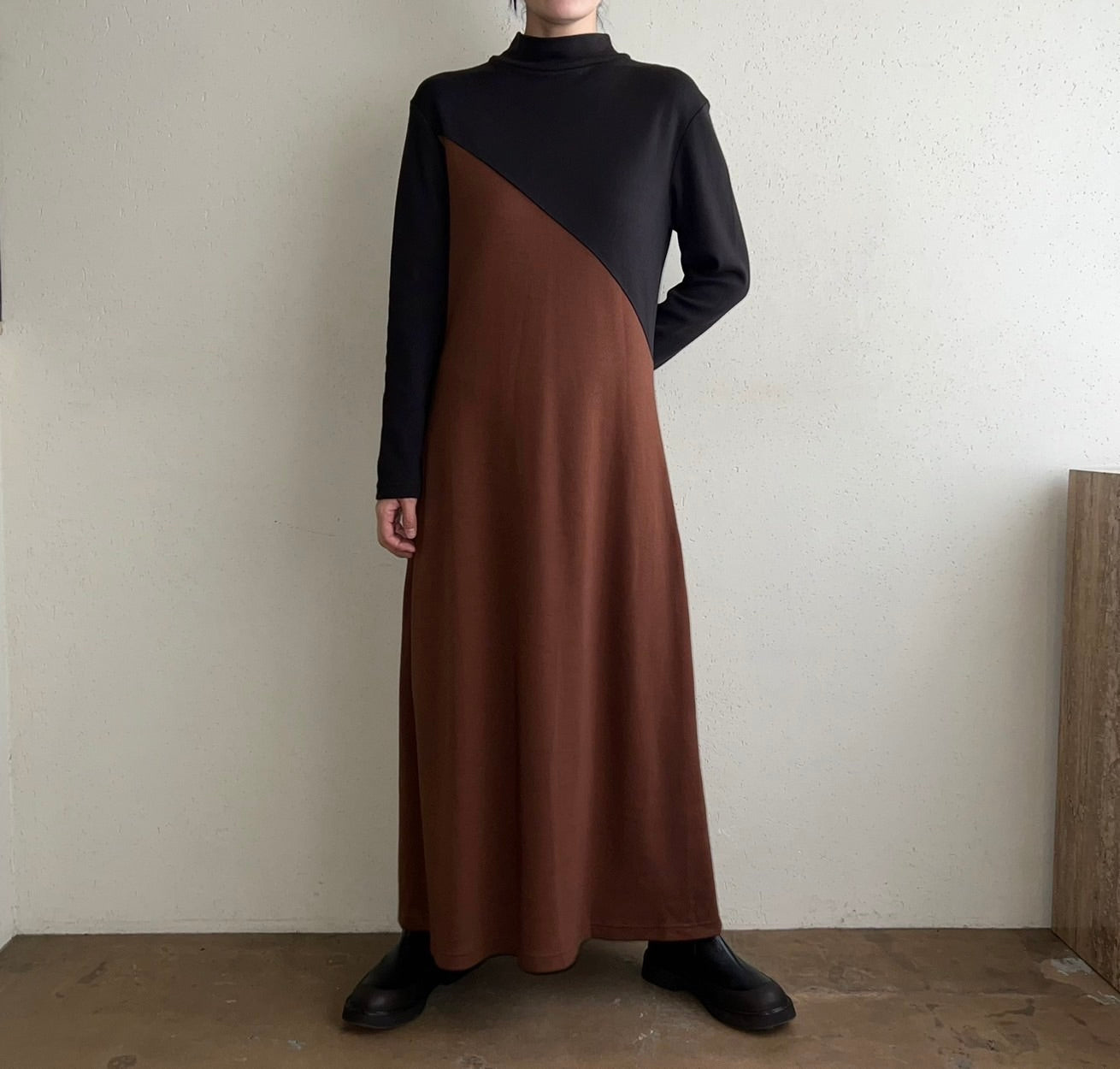 90s Two-Tone Dress
