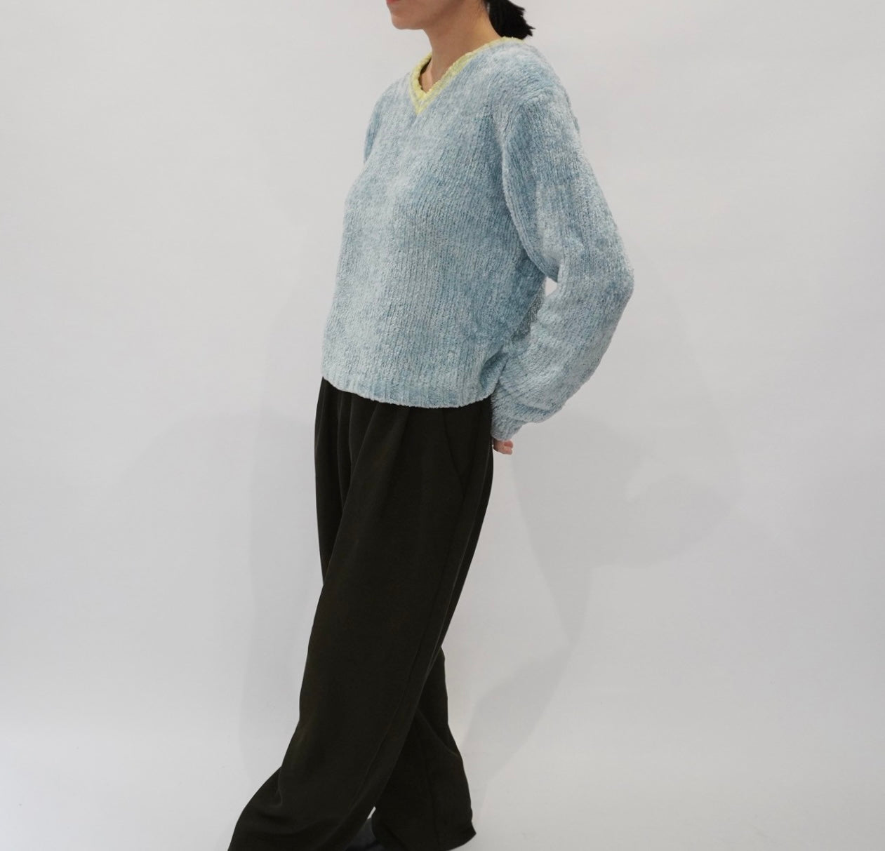 90s Light Blue Top