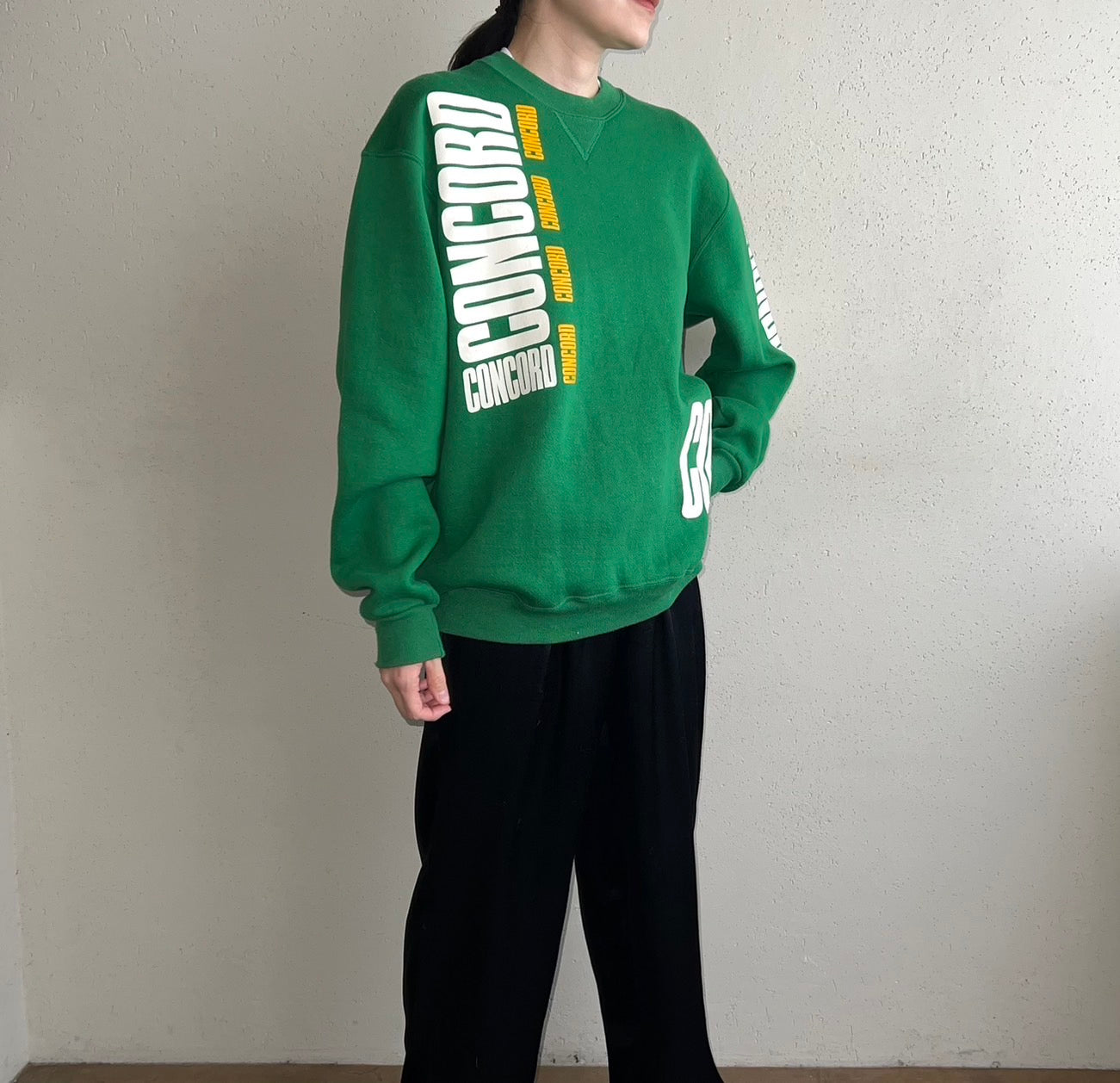 90s Printed Sweater Made in USA