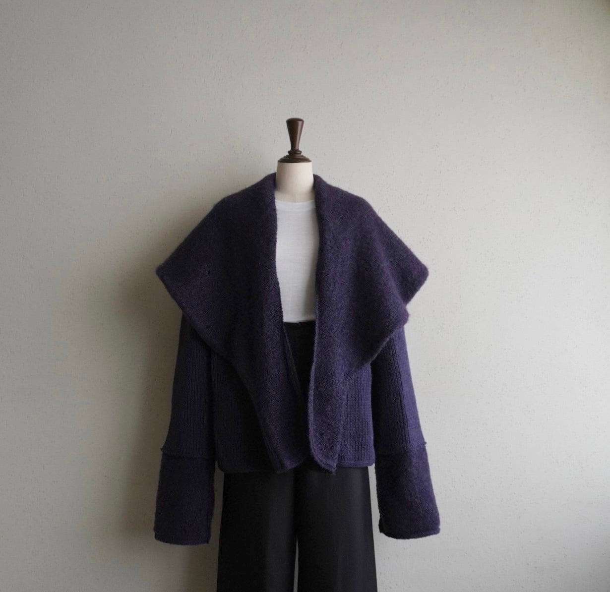 90s Knit Jacket Made in France Dead Stock