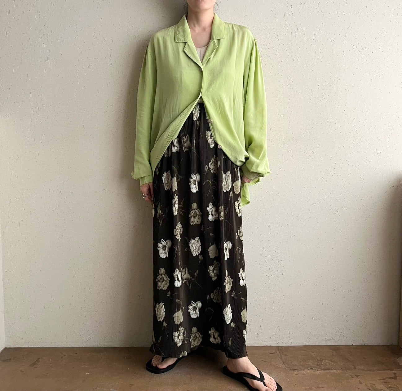90s Pleated Skirt Made in USA