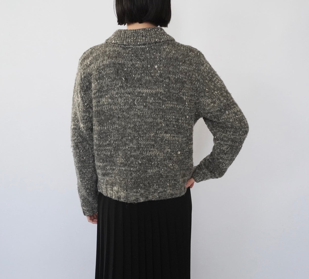 90s Zipped Knit Top