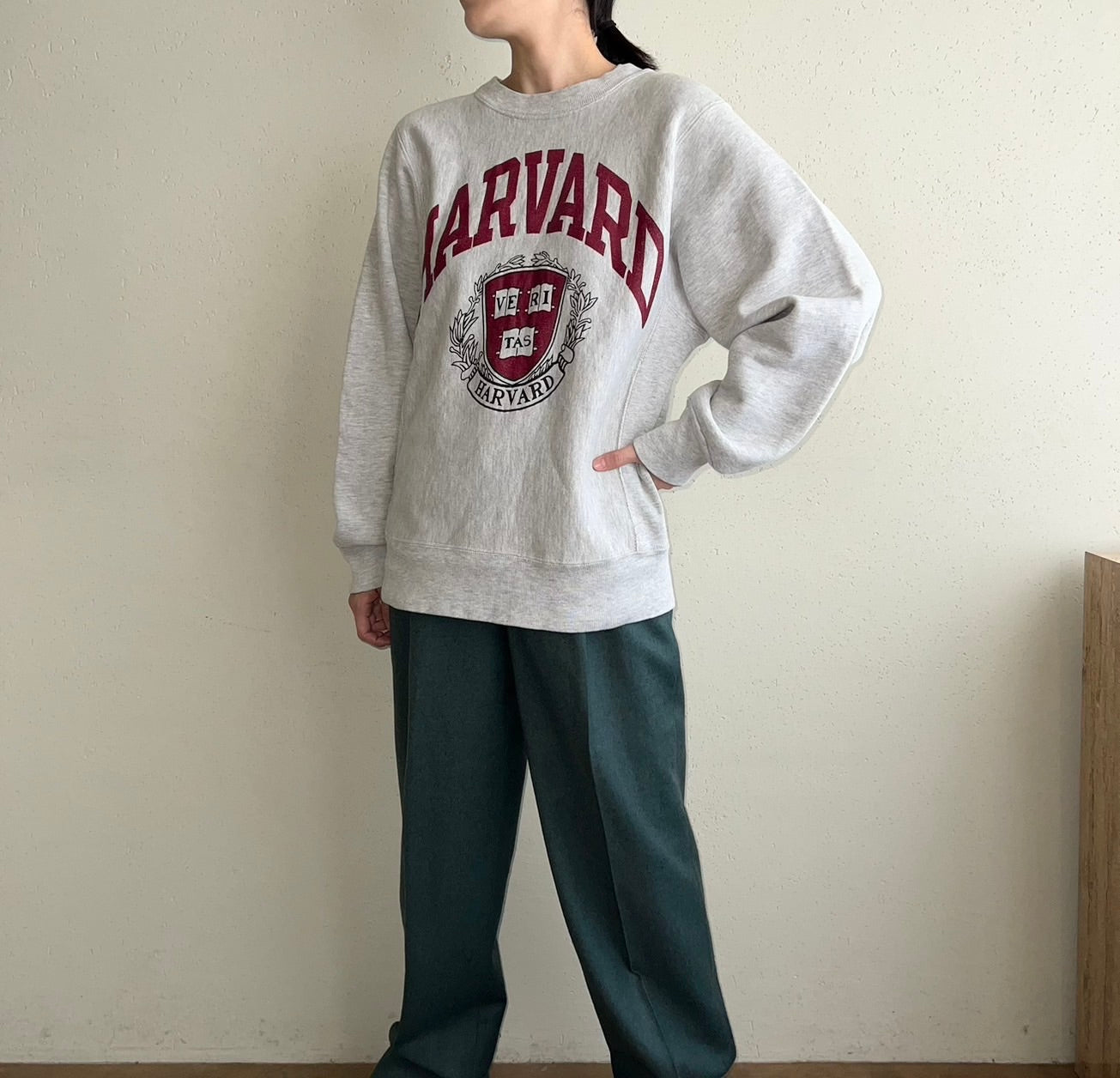 90s Printed Sweater Made in USA