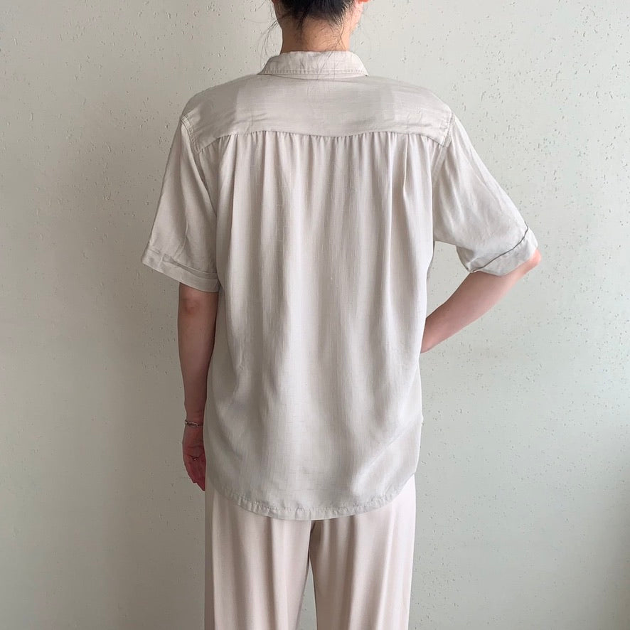 60s " Wearend gold" Box Shirt