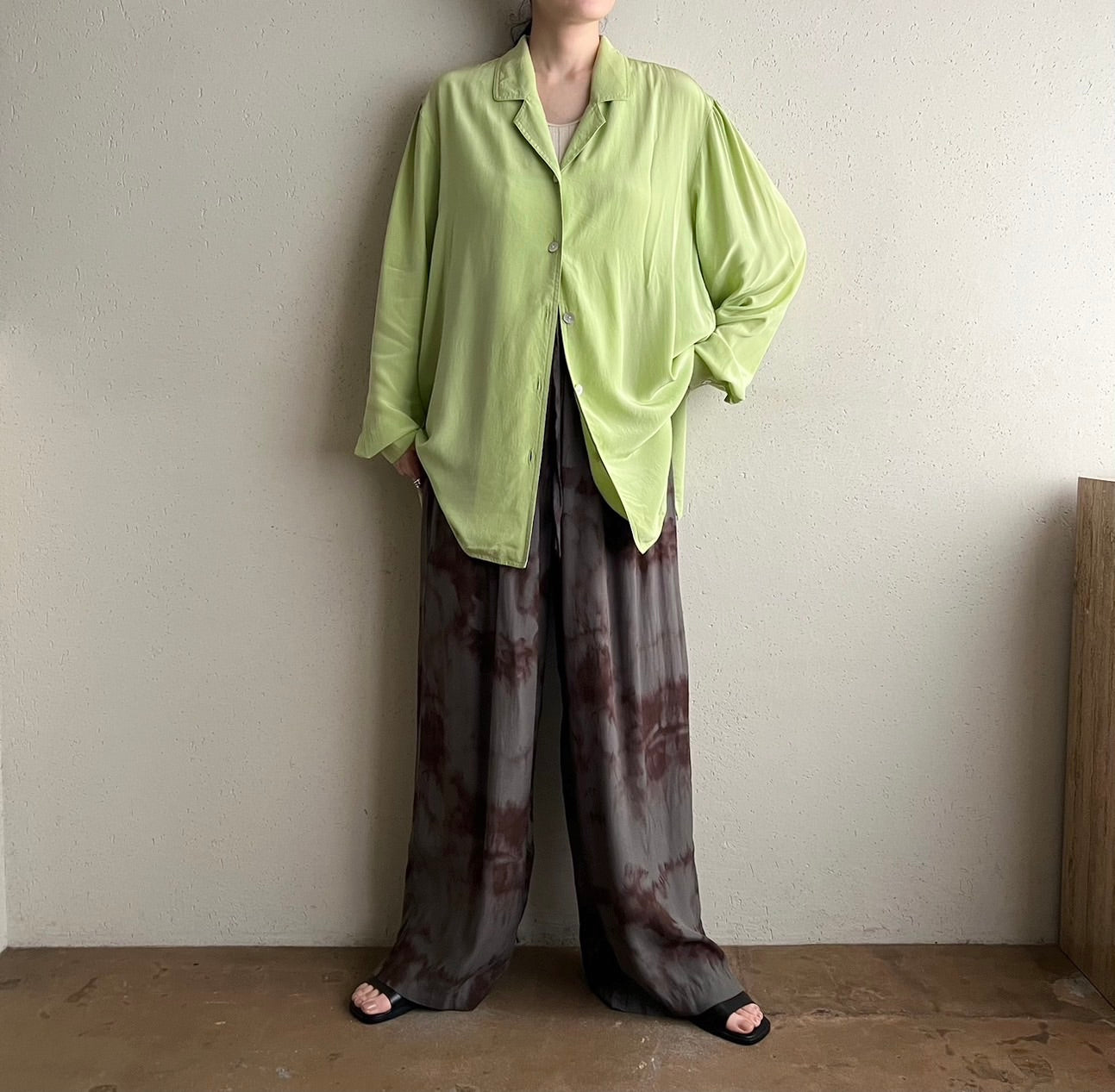 90s Design Silk Shirt