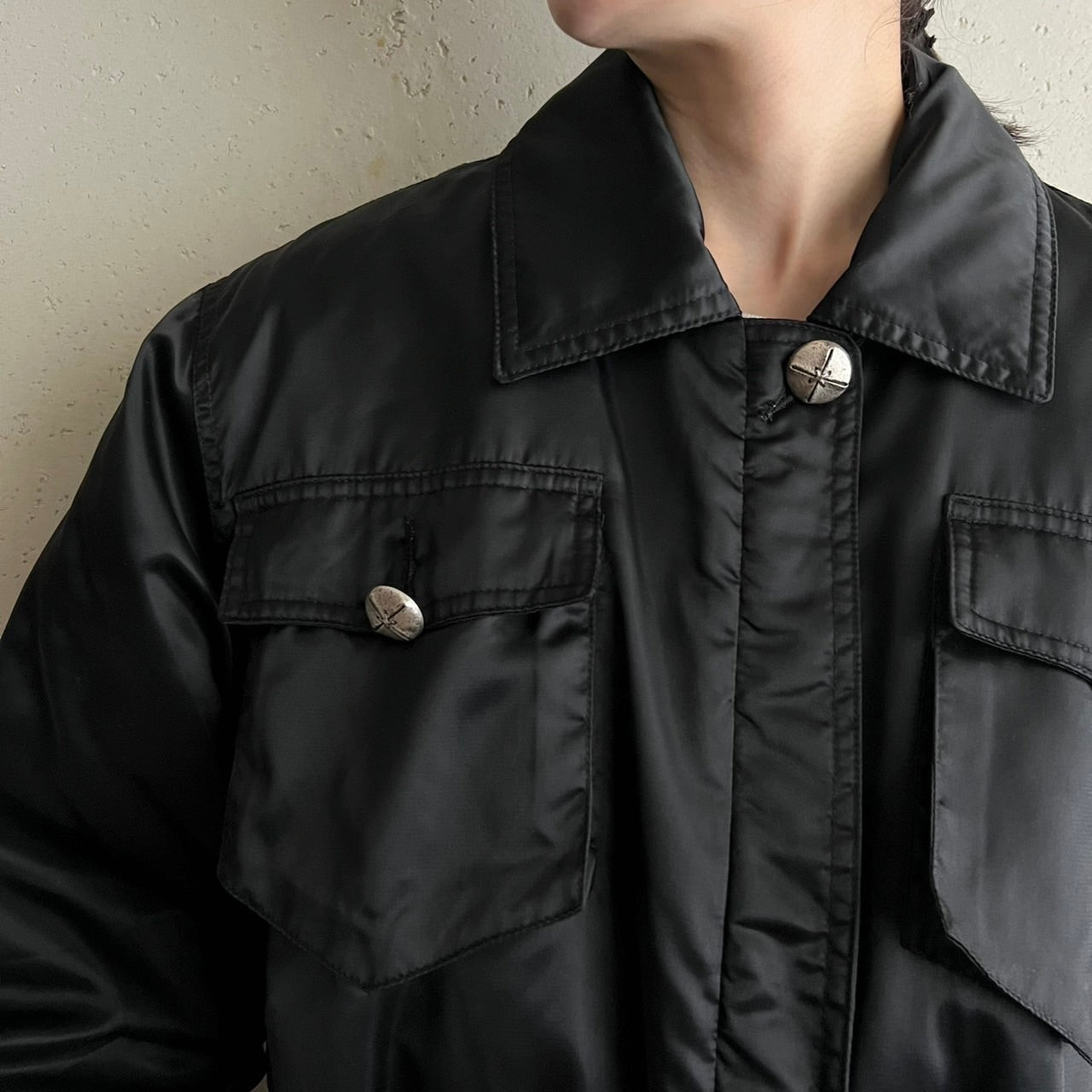 90s Black Design Jacket Made in Italy