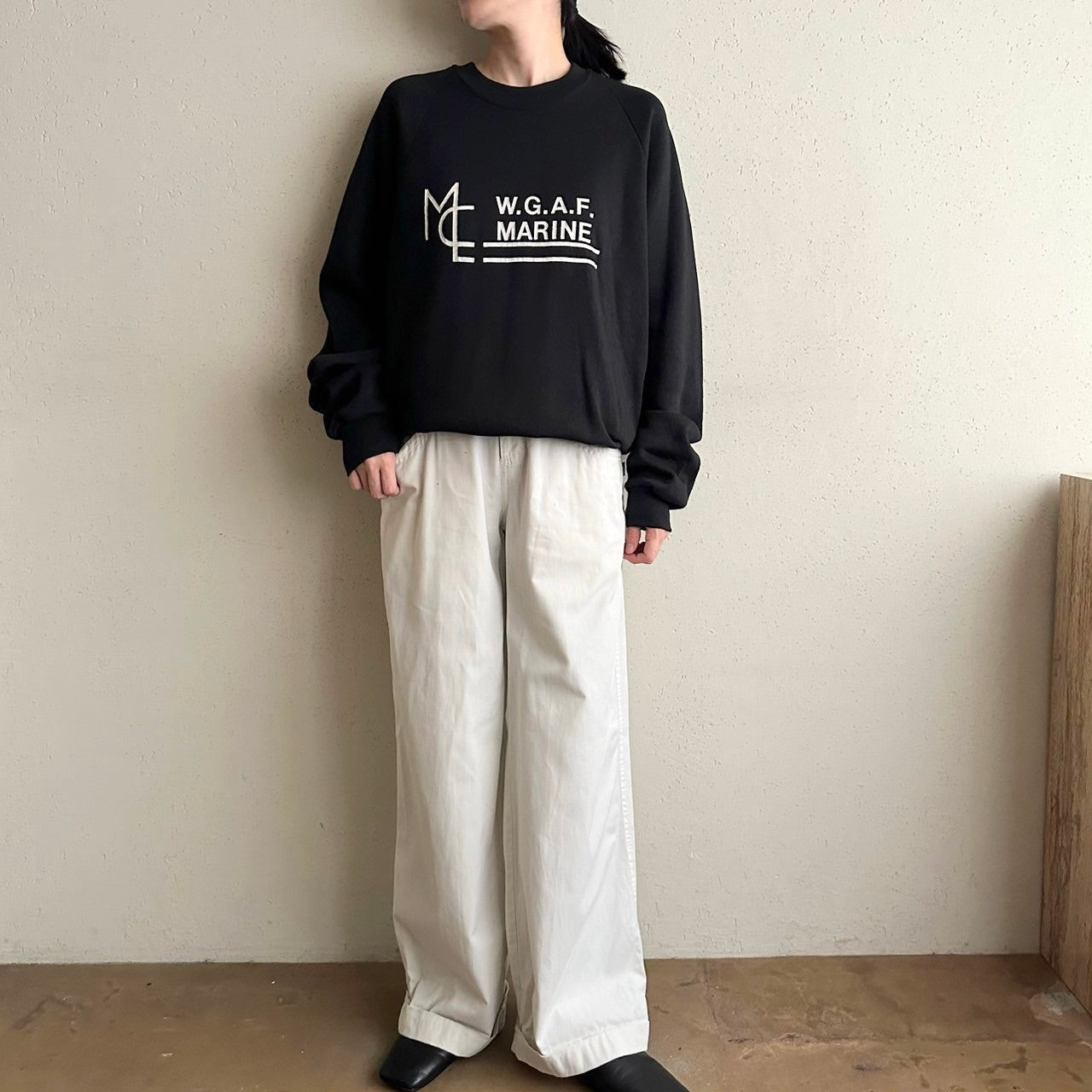 90s Printed Sweater Made in USA Dead Stock