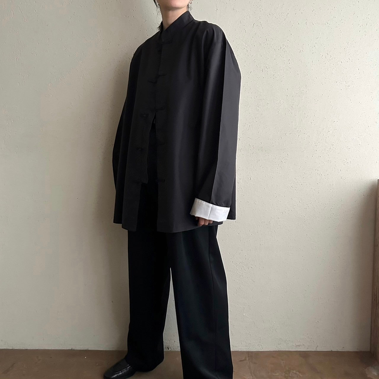 90s Asian Design Shirt Jacket