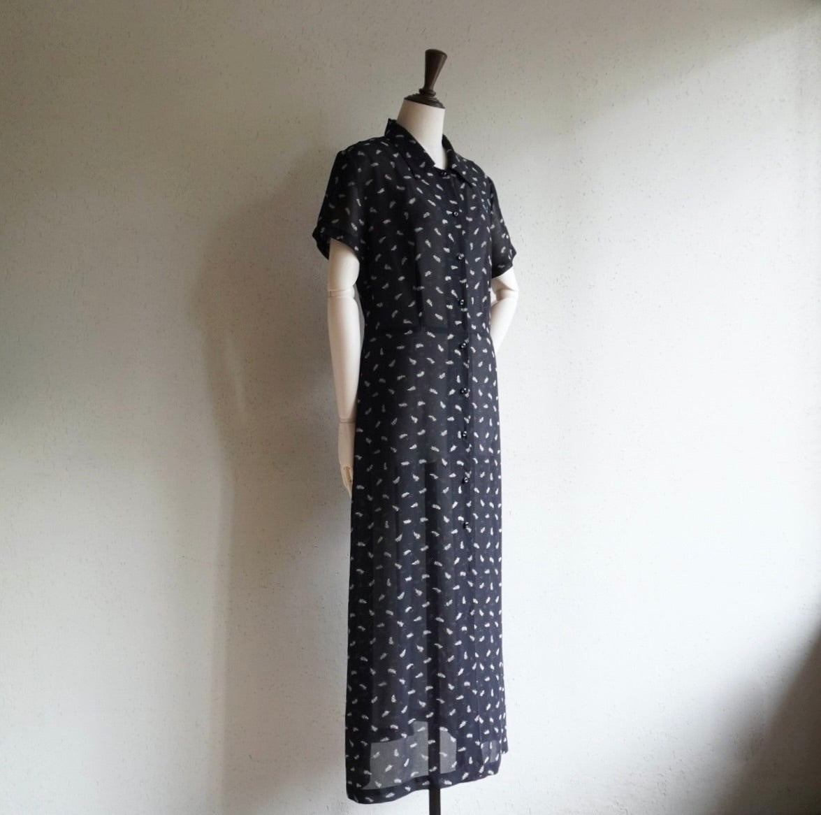 90s Printed Maxi Dress