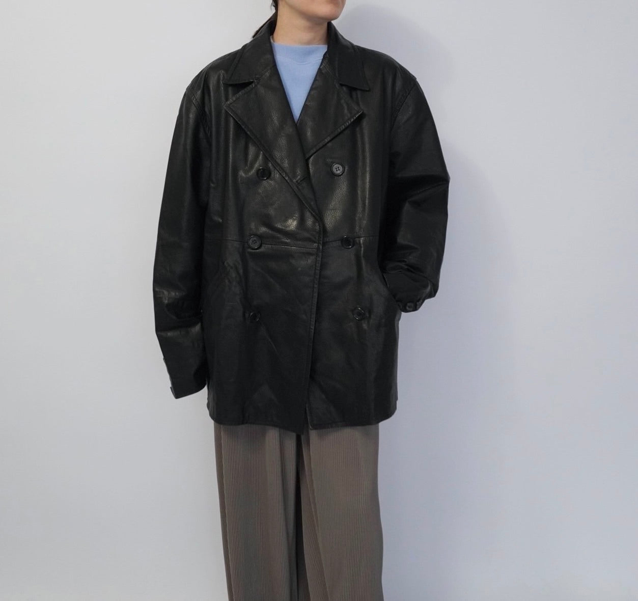 90s "Versus Gianni Versace" Leather Jacket Made in Italy