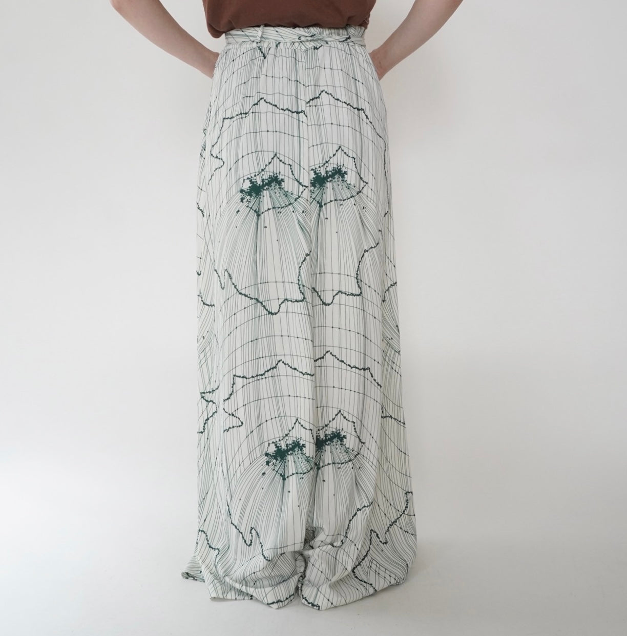 70s Pattern Skirt Made in Canada
