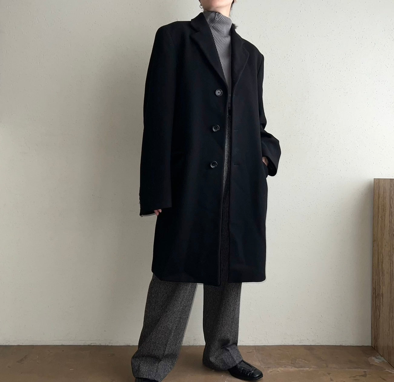 90s Cashmere Coat Made in Italy