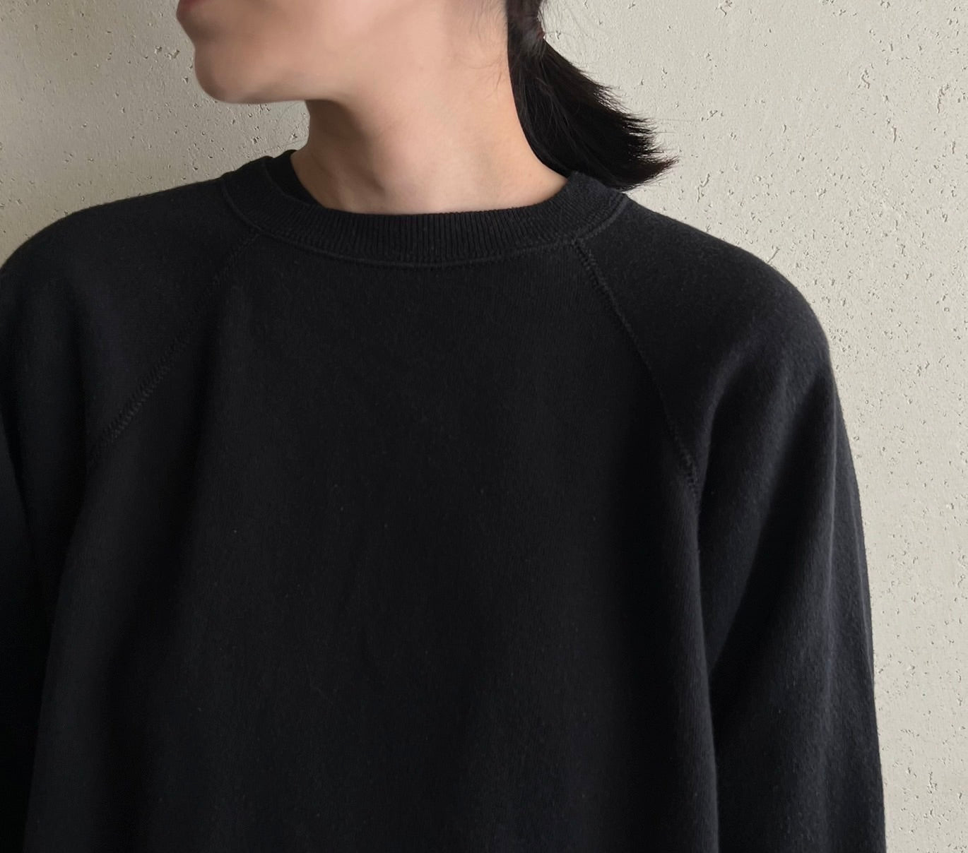 90s Black Sweater Made in USA