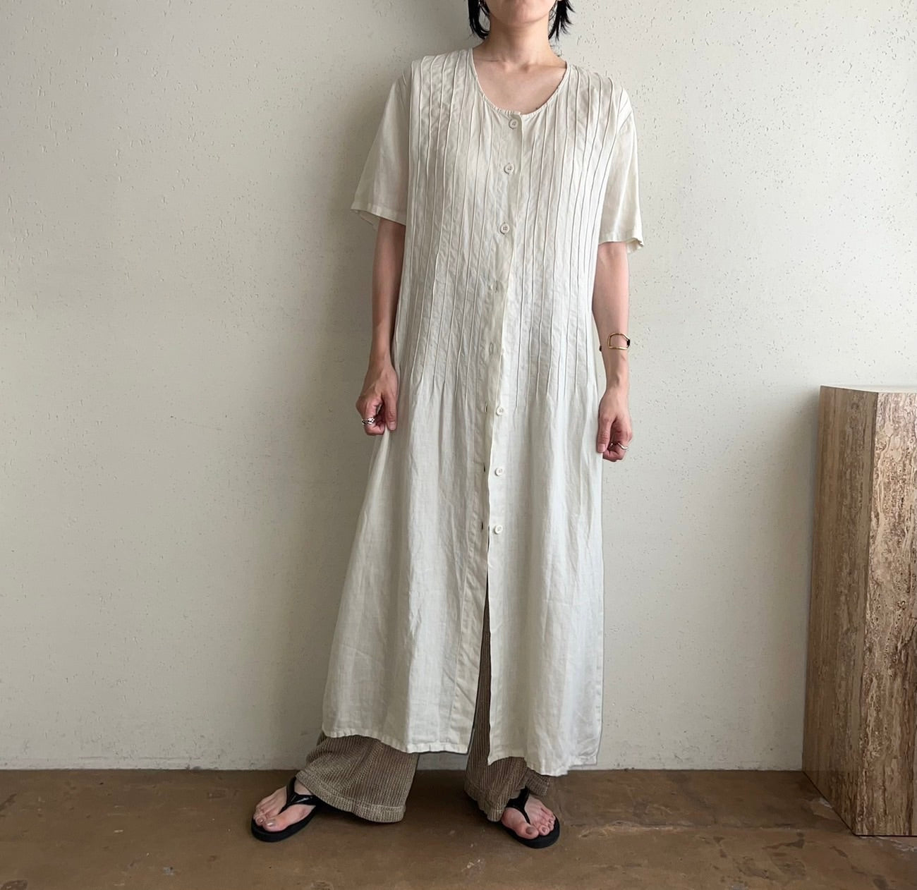 90s EURO Linen Dress