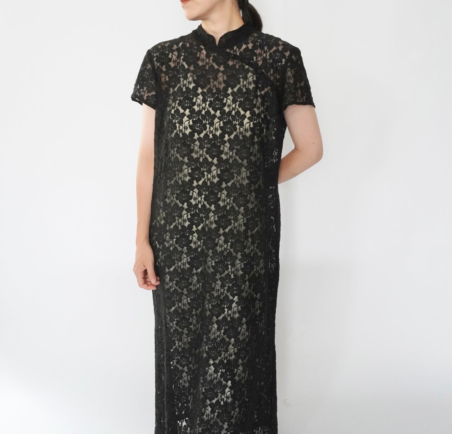 90s Lace Asian Design Dress