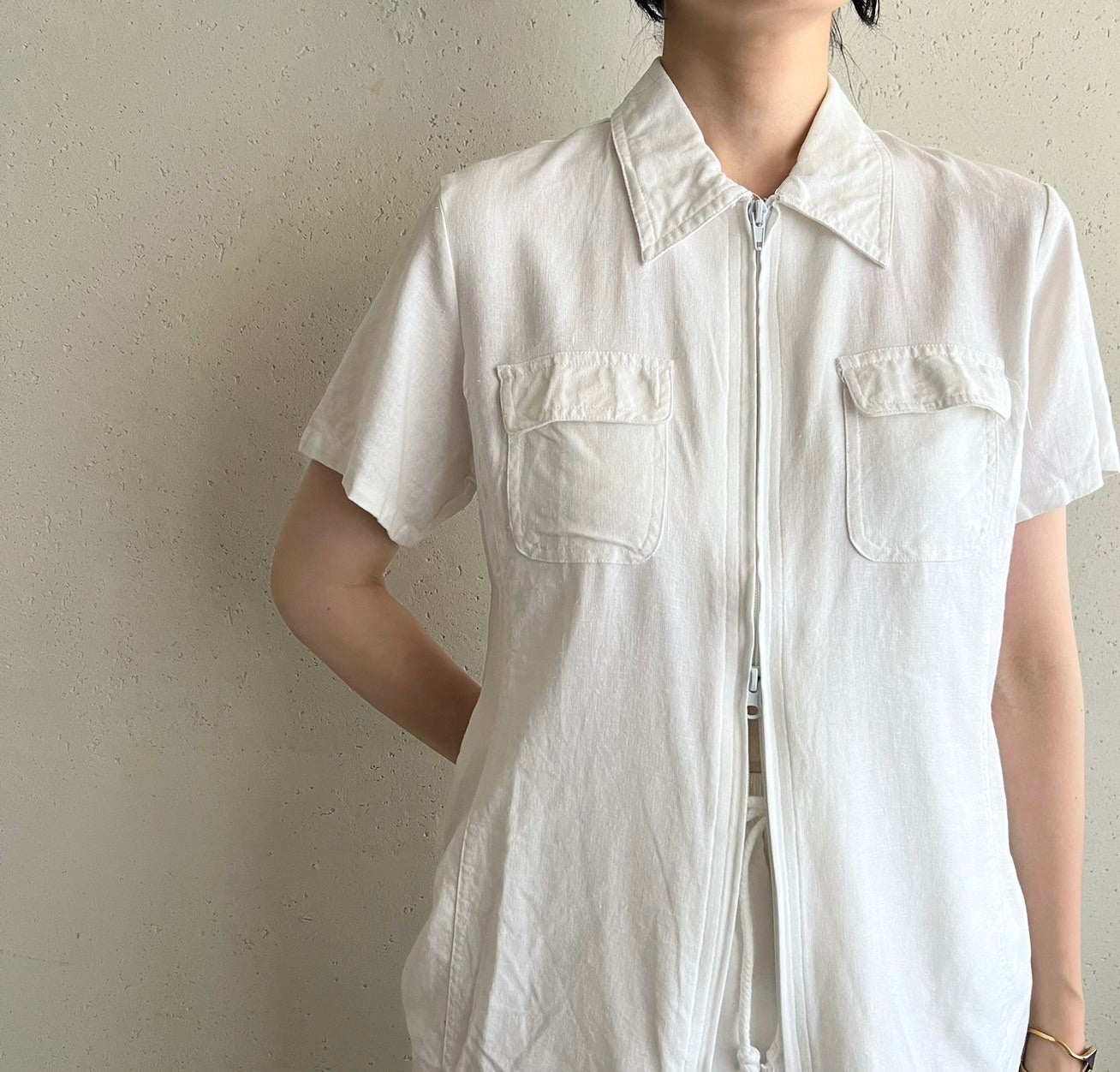 90s EURO Zipped Shirt