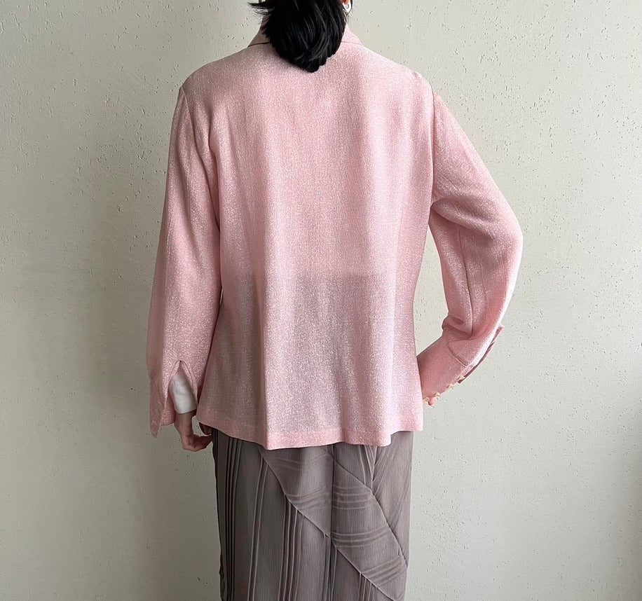 70s Glitter Pink Shirt