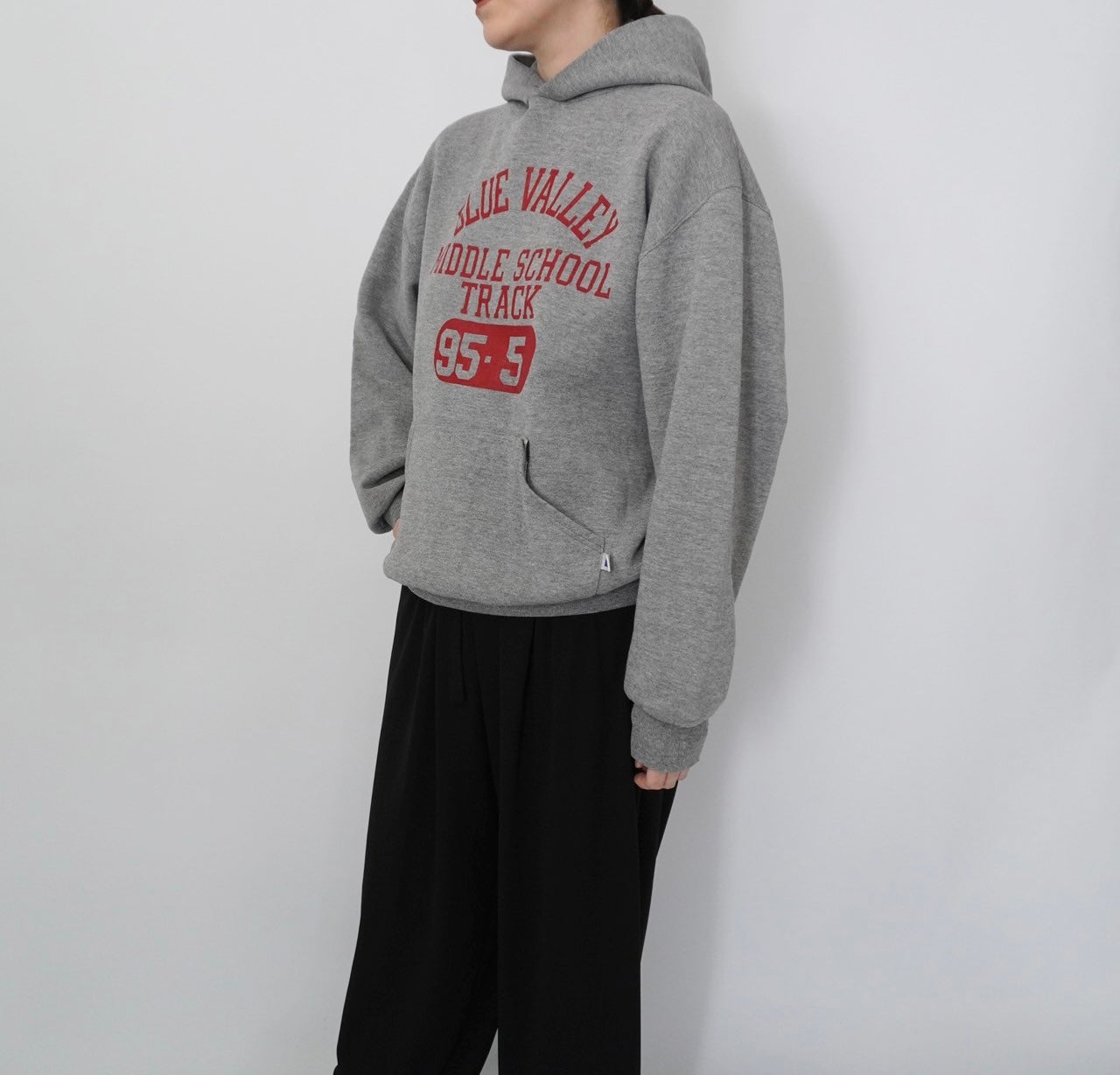 90s Hooded Sweater Made in USA