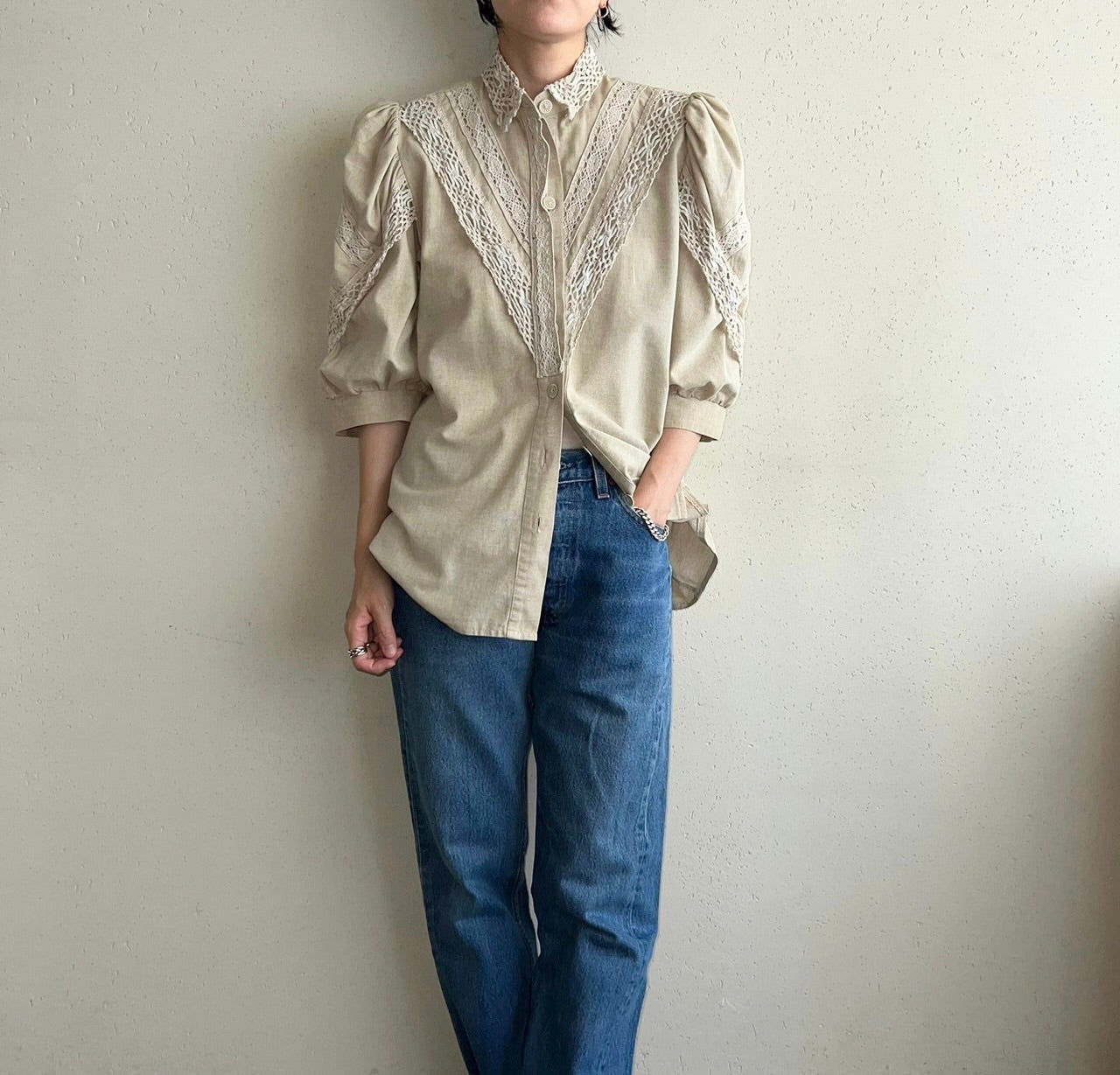 80s EURO Design Blouse