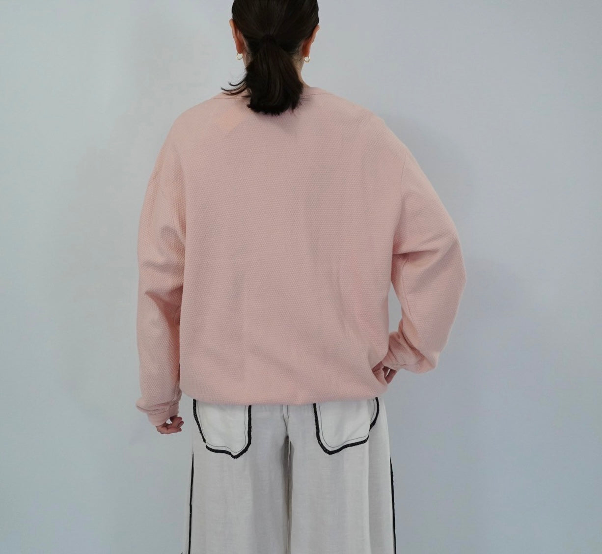 90s Zipped Sweater Made in USA
