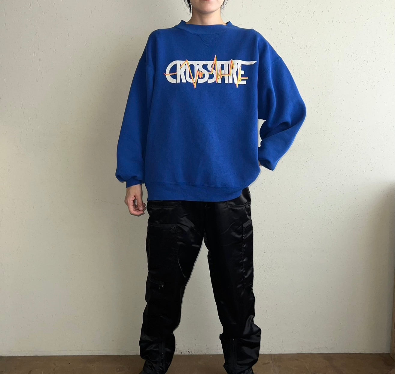 90s Printed Sweater Made in USA
