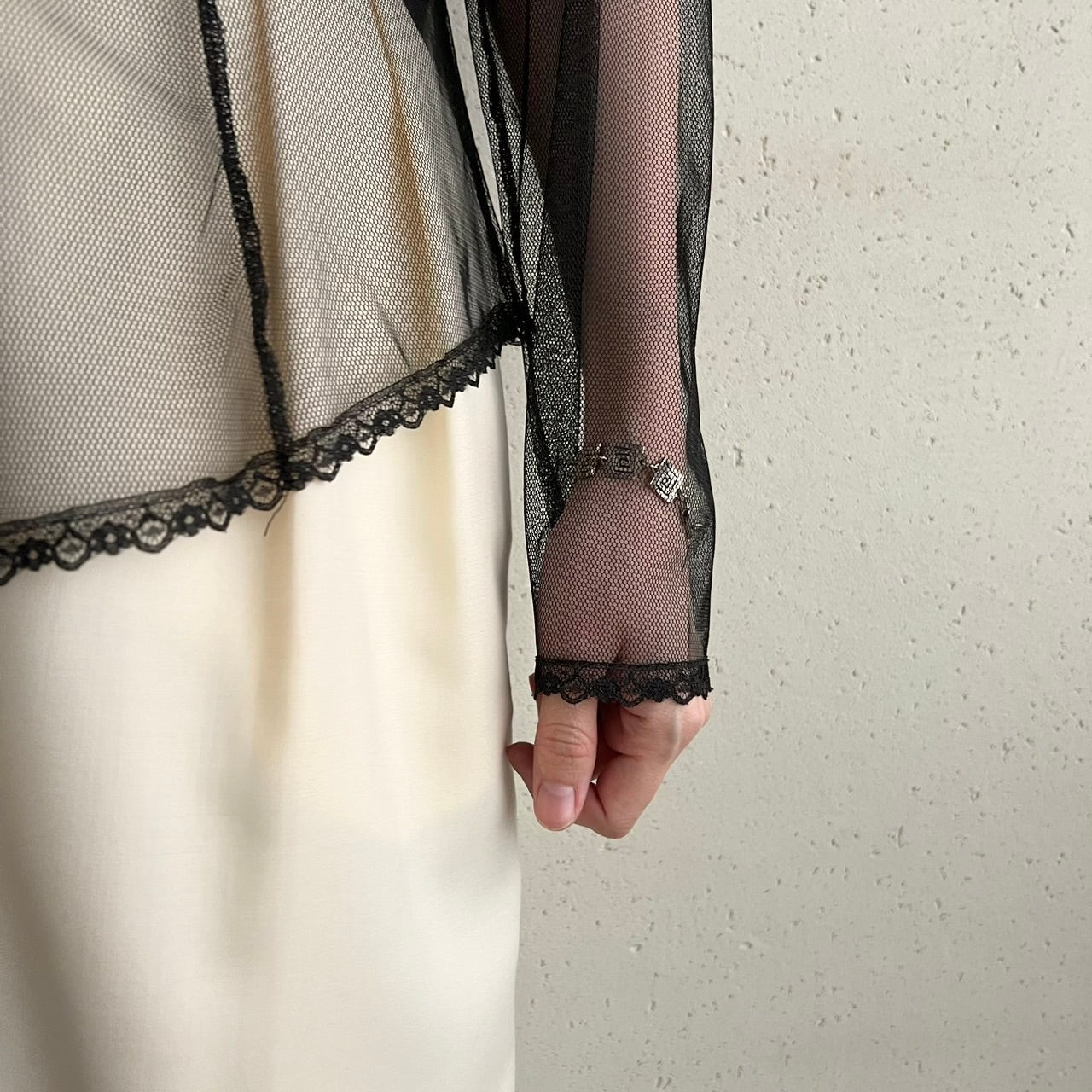 90s Sheer Mesh Shirt