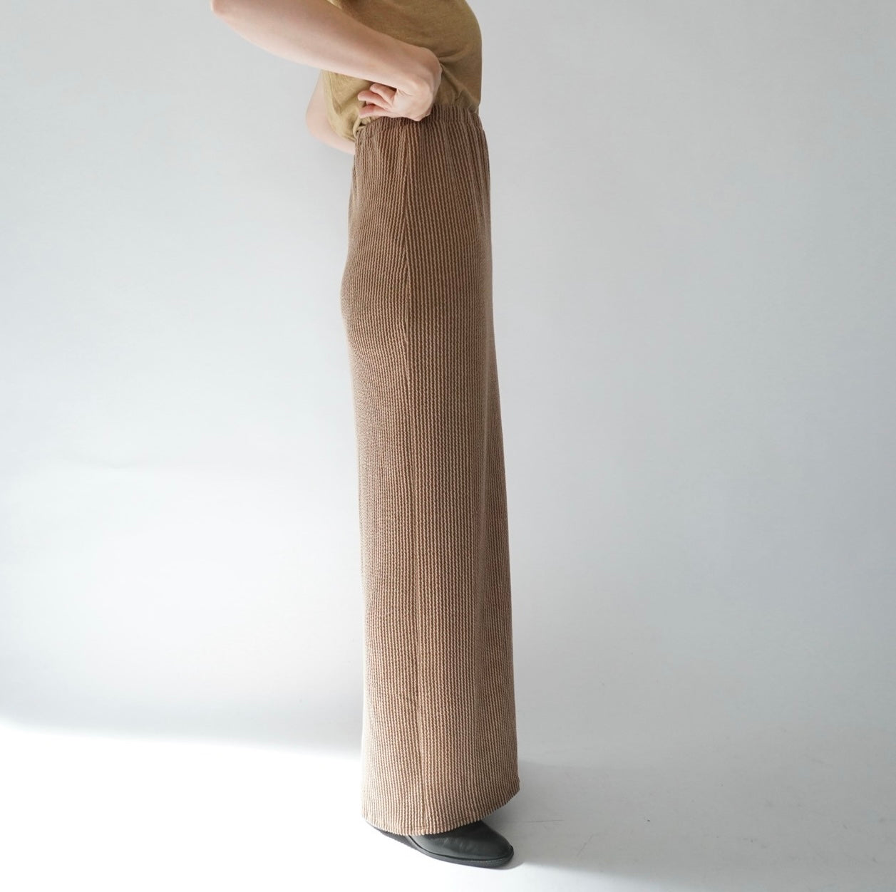 90s Ribbed Maxi Skirt