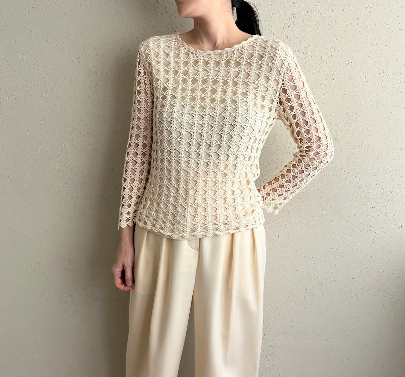 90s Crochet Top