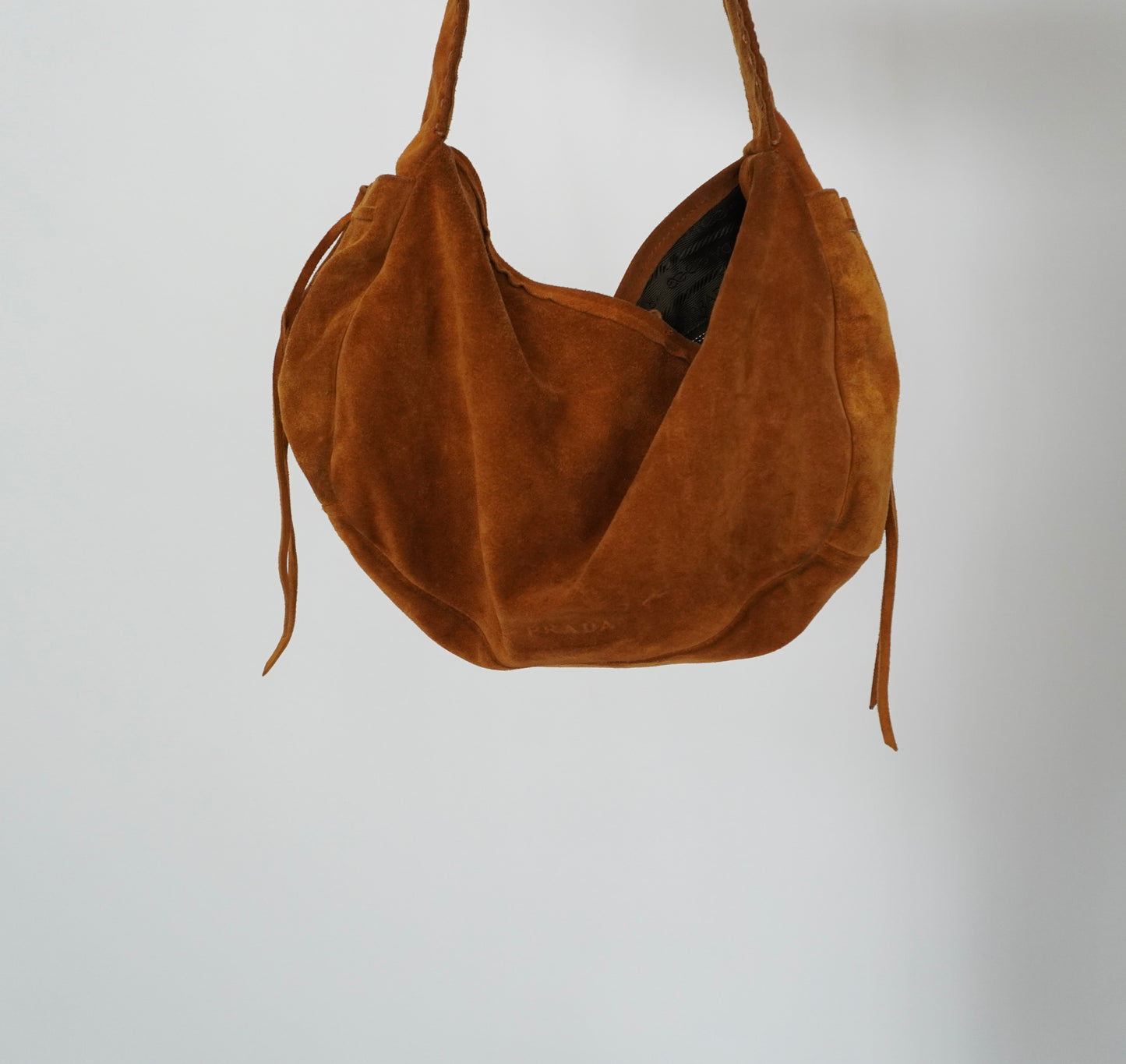"PRADA" Suede Bag