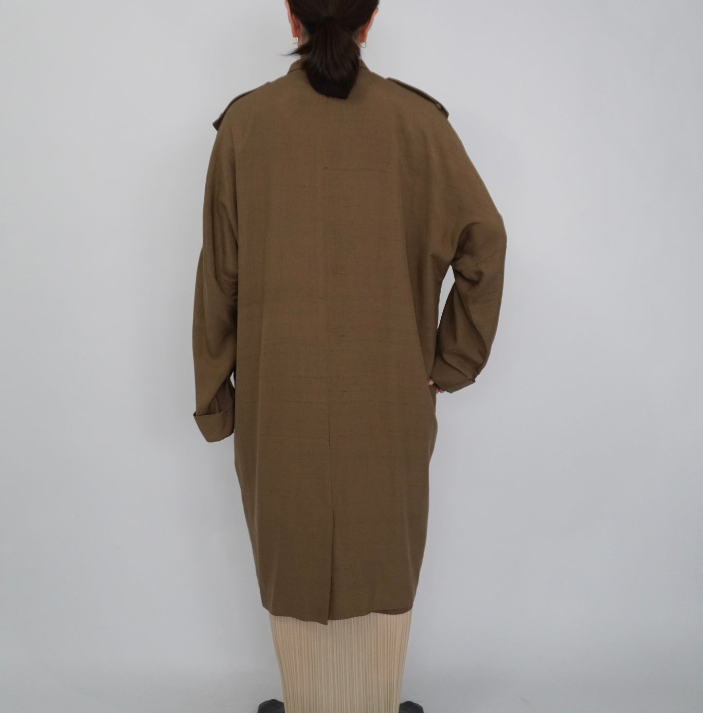 90s Design Silk Dress,Jacket