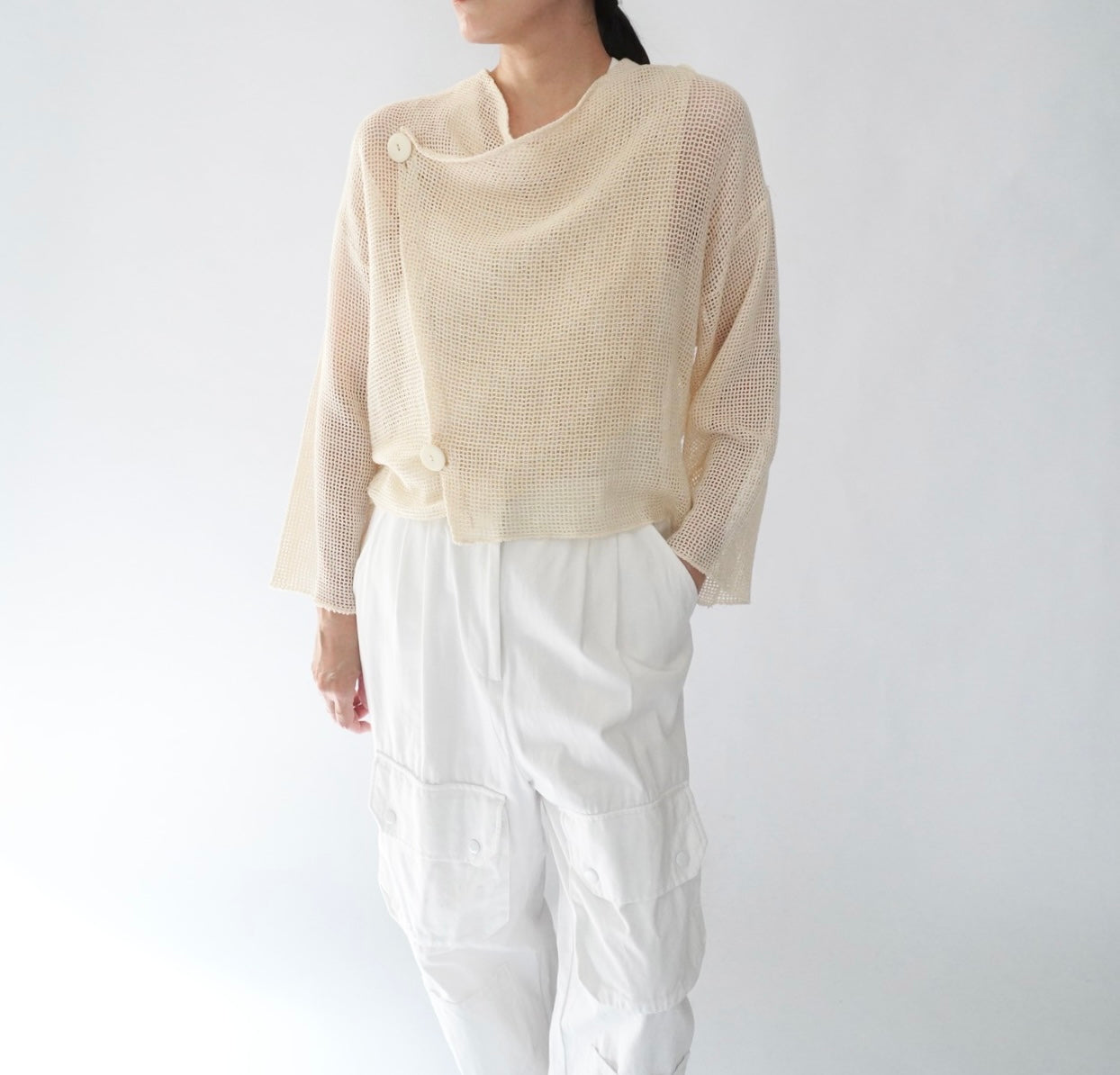 80s "garconne by yokohama" Cotton Cardigan,Jacket