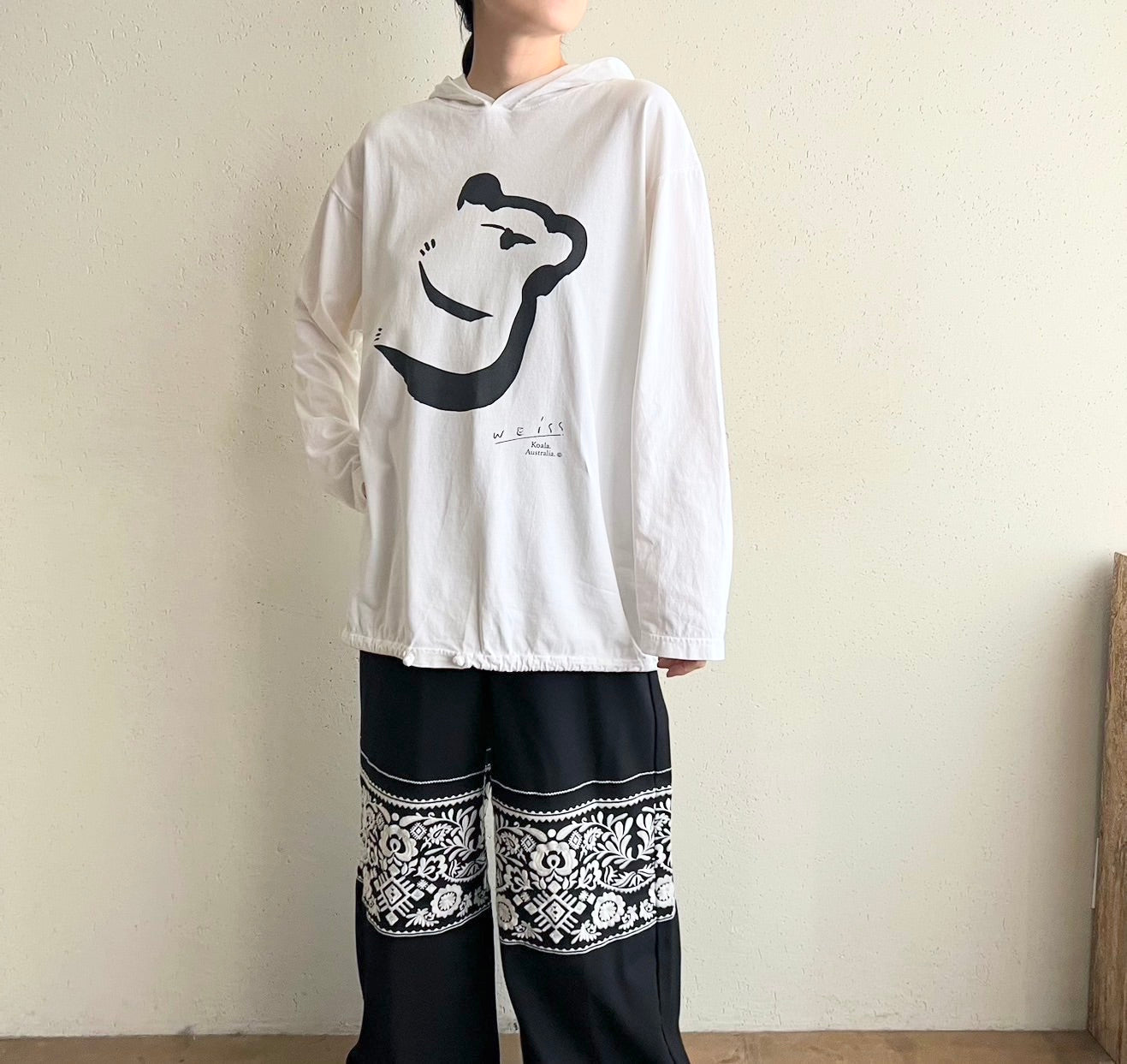 90s Printed Long Sleeves T-shirt Made in Australia