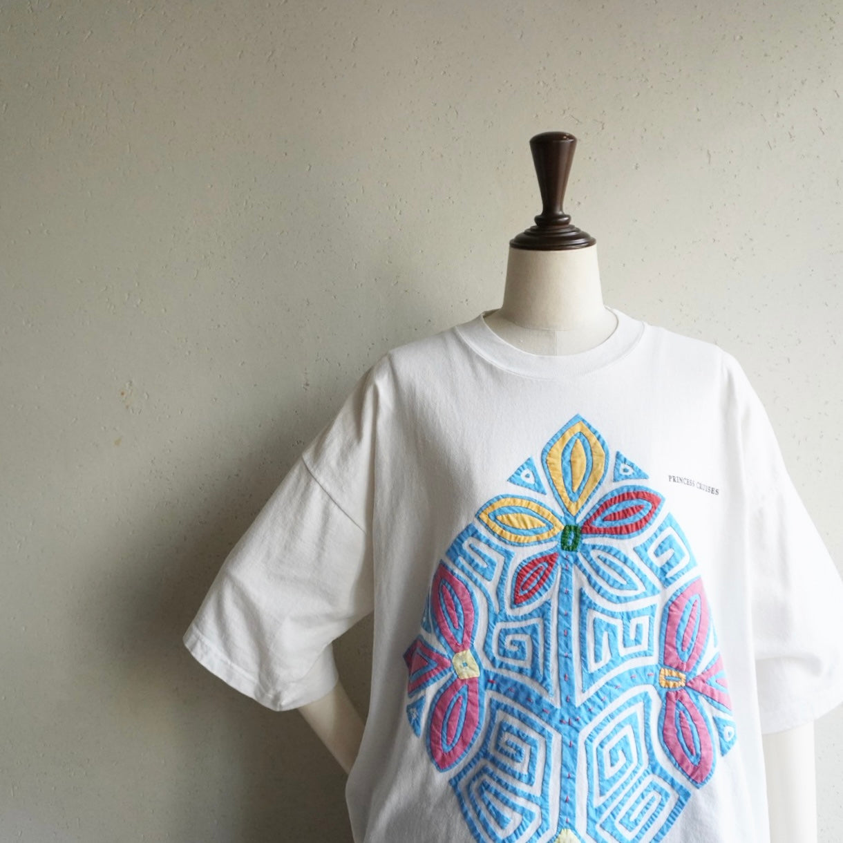 90s"Princess Cruises" Quilted T-shirt