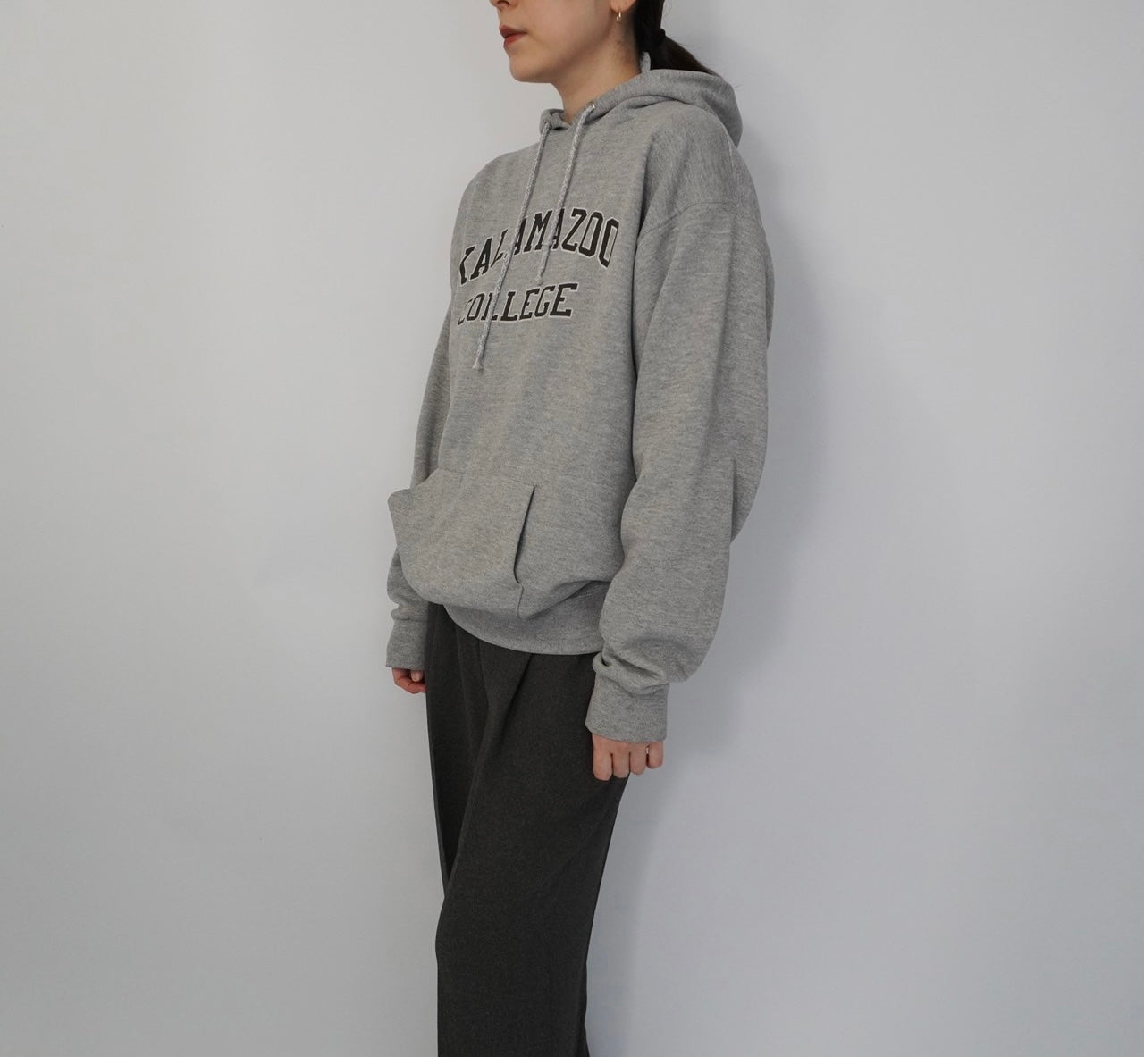 90s Hooded Sweater Made in USA