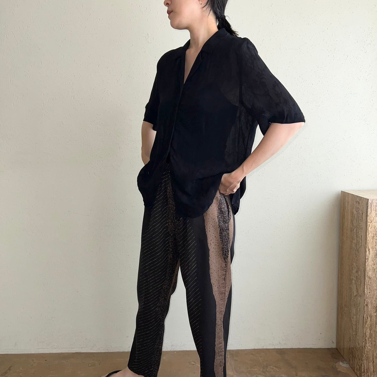 90s EURO Sheer Shirt
