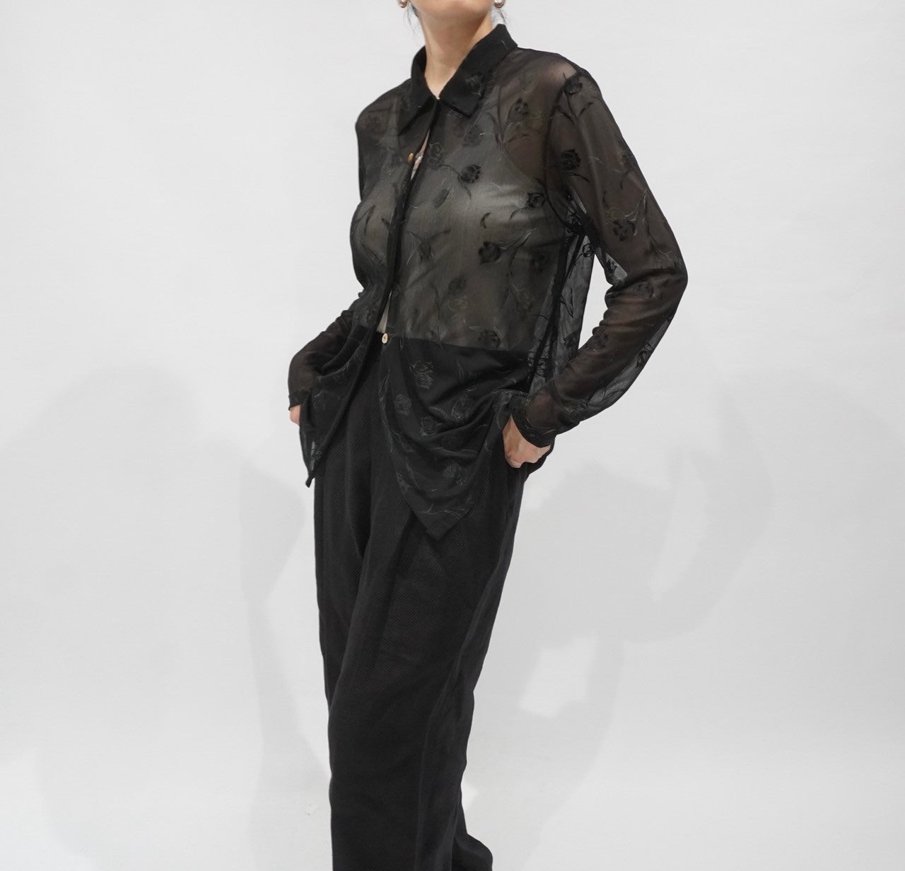 90s Sheer Design Shirt