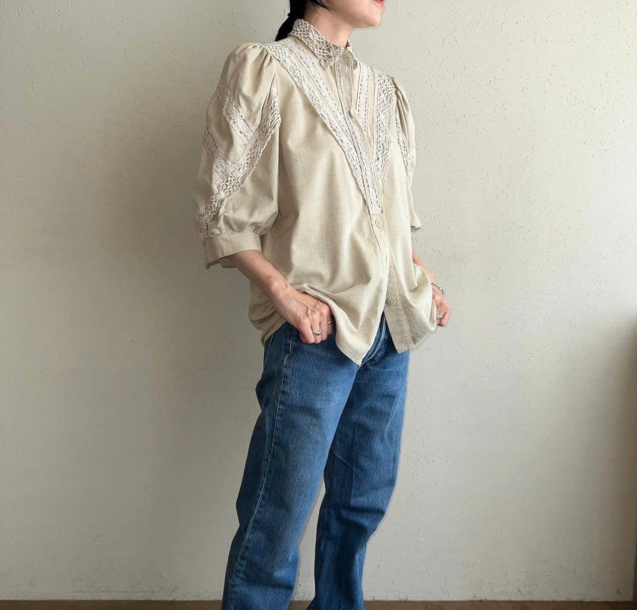 80s EURO Design Blouse